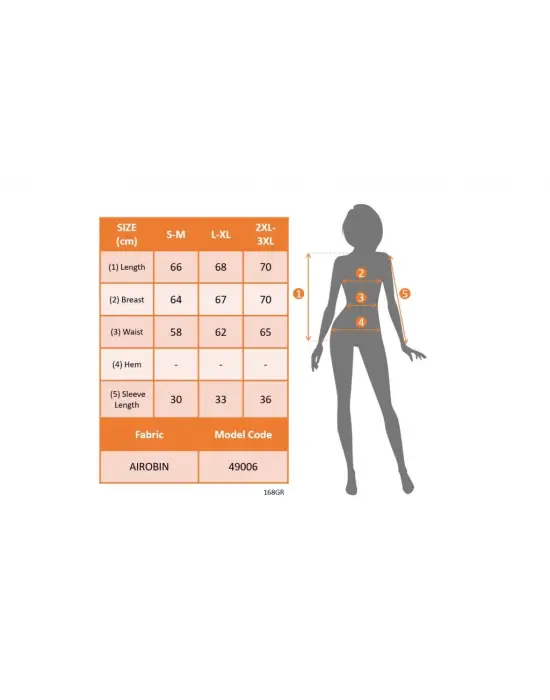 Omarı Kadın Kısa Kollu Aerobin Bluz