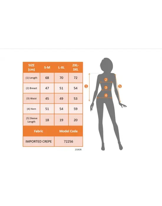 Omarı Fermuar Detaylı Kadın Ithal Krep Bluz