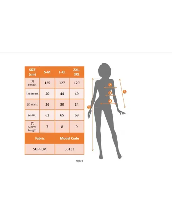 Omarı Çiçek Desenli Kruvaze Yaka Elbise