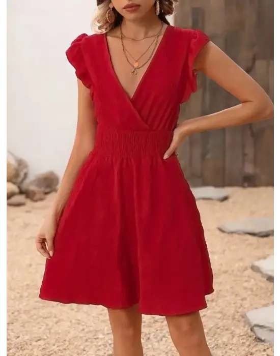 Omarı Şık ve Rahat Kadın Aerobin Elbise