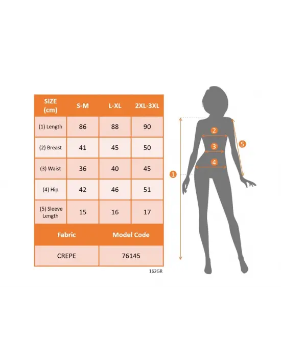 Omarı Şık Kruvaze Yakalı Puantiyeli Elbise