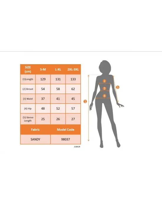 Kadın Kısa Kollu Tek Omuzdan Açık Beli Lastikli Sandy Maxi Elbise