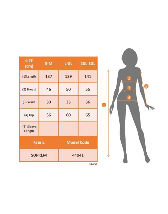Omarı Yırtmaç Detaylı V Yakalı Süprem Elbise