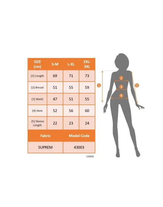 Kadın Kısa Kollu V Yakalı Desenli Süprem Bluz