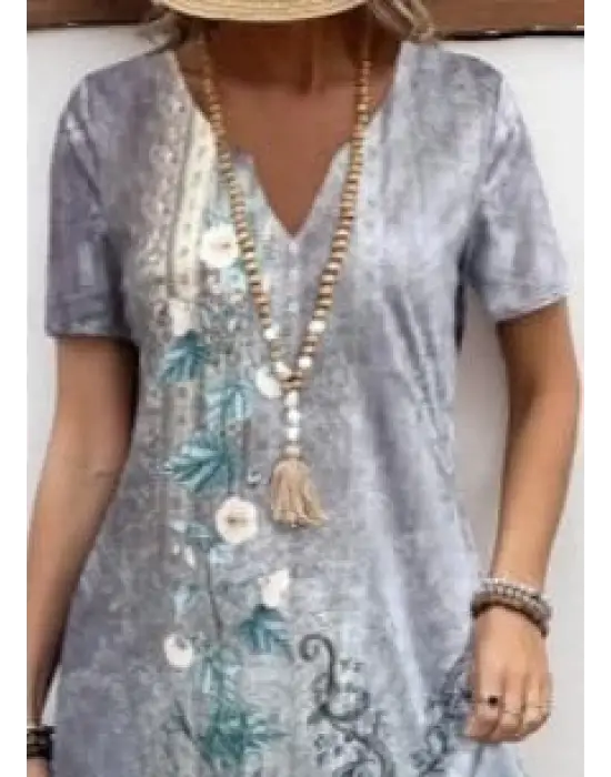 Omarı Yaz Şıklığınızı Tamamlayacak Desenli Elbise