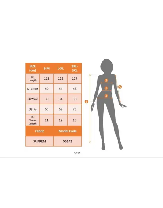 Kadın Kısa Kollu V Yakalı Desenli Yandan Yırtmaçlı Süprem Elbise