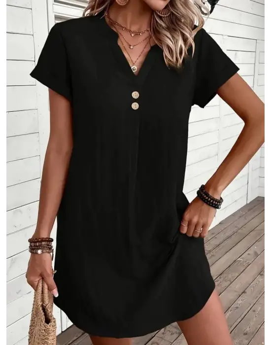 Omarı Zarif Kadın Müslim Kısa Elbise