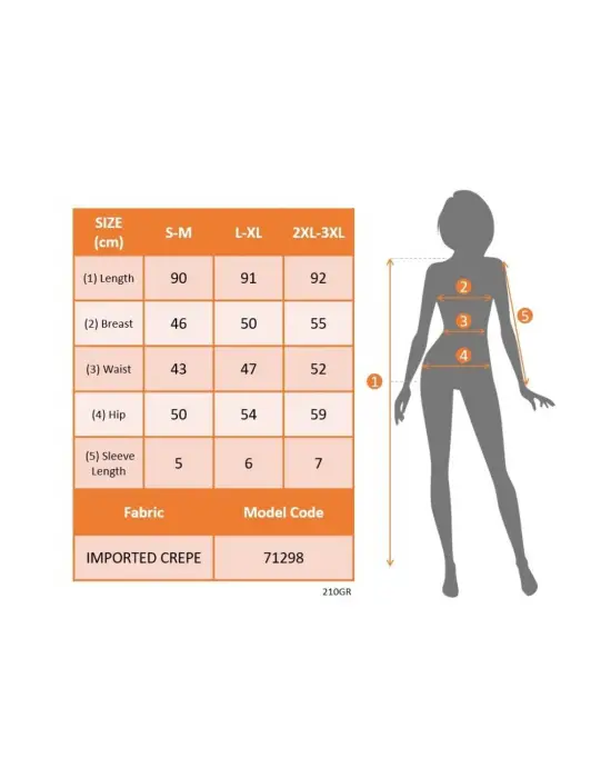 Kadın Kısa Kollu V Yakalı Ithal Krep Elbise