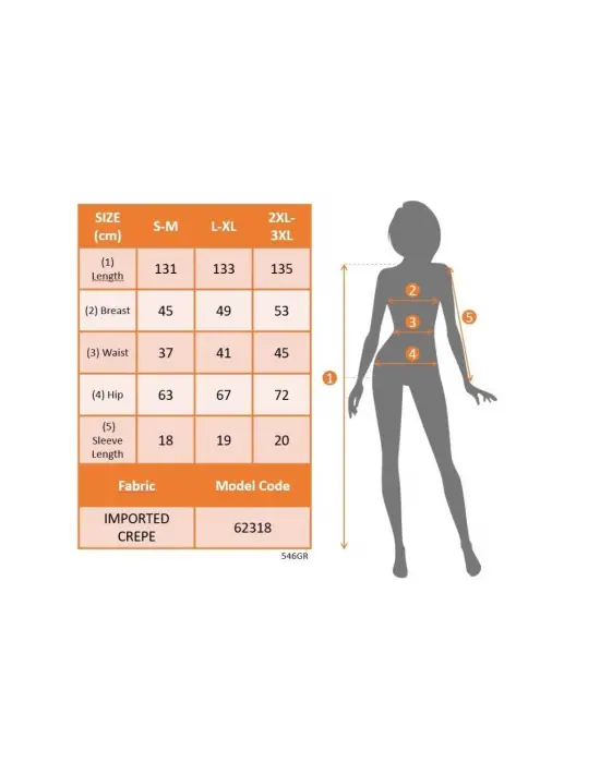 Kadın Kısa Kollu V Yakalı Pileli Uzun Janjan Krep Elbise