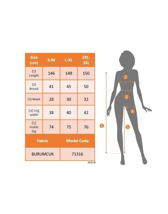 Omarı Bürümcük Detaylı Kadın Tulum