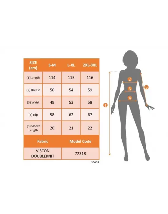 Kadın Kısa Kollu Yuvarlak Yaka Yandan Yırtmaçlı Midi Viskon Elbise
