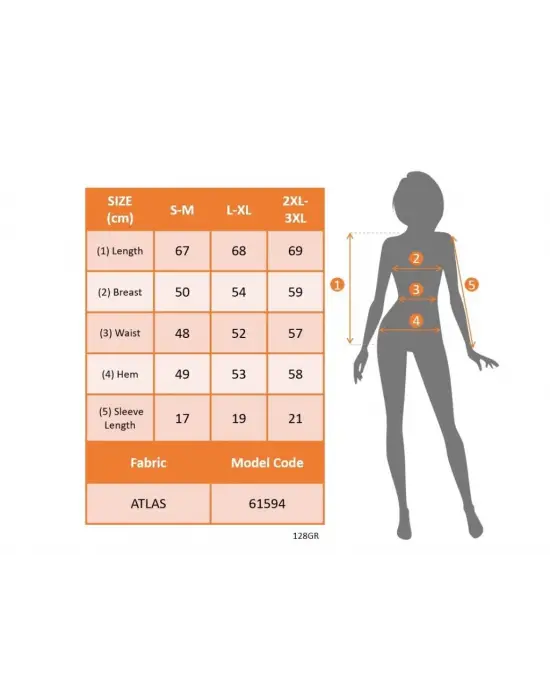 Kadın Kısa Yarasa Kollu Bisiklet Yaka çizgi Desenli Atlas Bluz