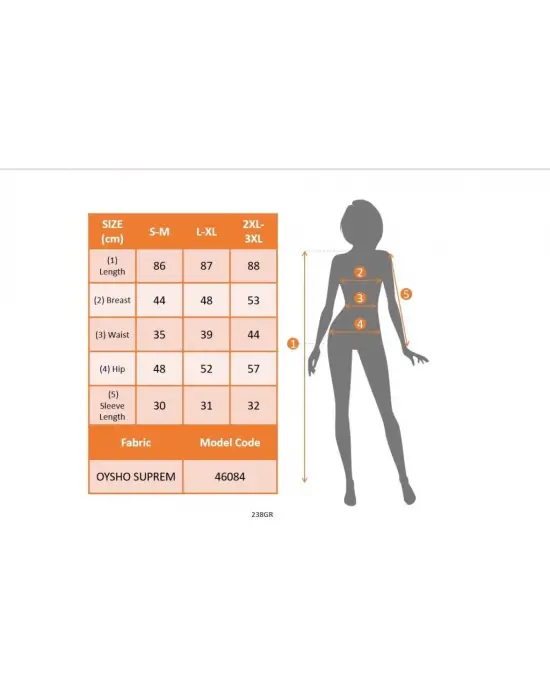 Omarı Önden Bağlamalı Desenli Süprem Elbise