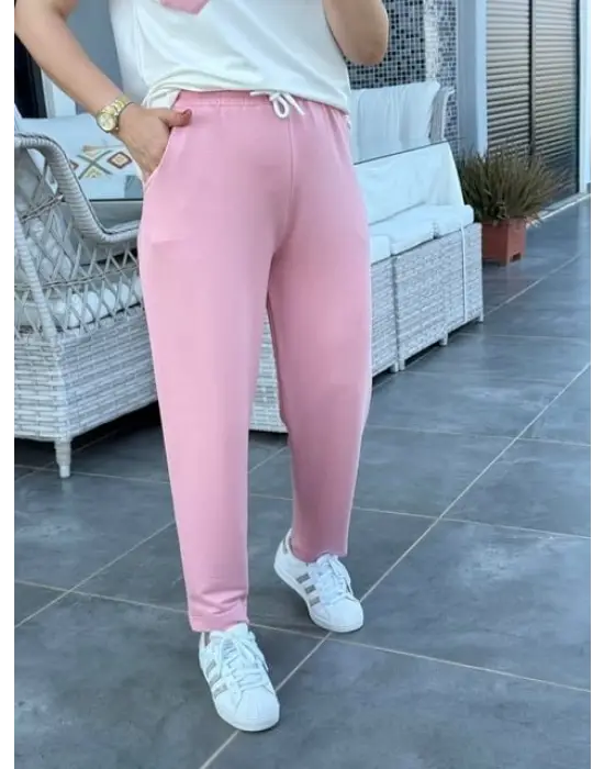 Omarı Zarif Kristal Detaylı Kadın Ikili Takım