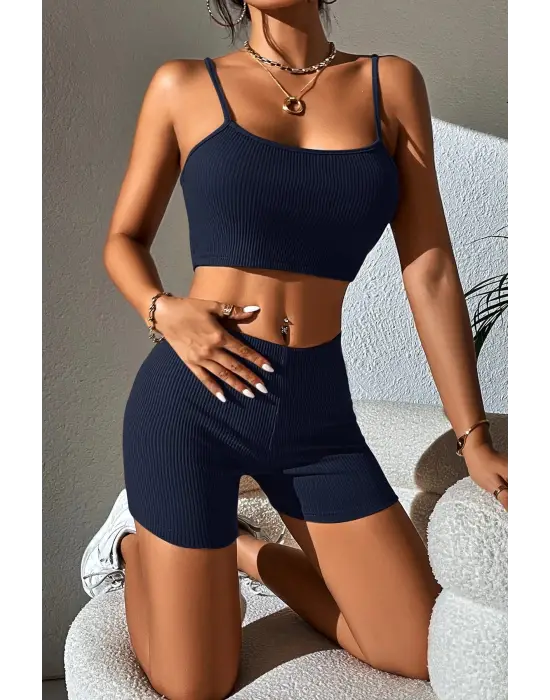 Omarı Şortlu Kaşkorse Gecelik Takım