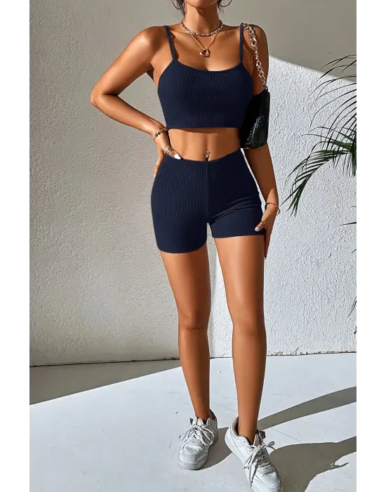 Omarı Şortlu Kaşkorse Gecelik Takım