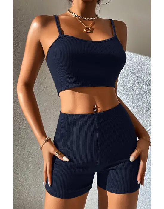 Omarı Şortlu Kaşkorse Gecelik Takım