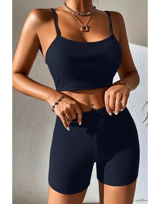 Omarı Şortlu Kaşkorse Gecelik Takım