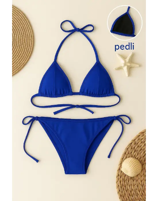 Omarı Denizde Şıklık ve Rahatlık: Yandan Bağlamalı Bikini Mayo Takımı