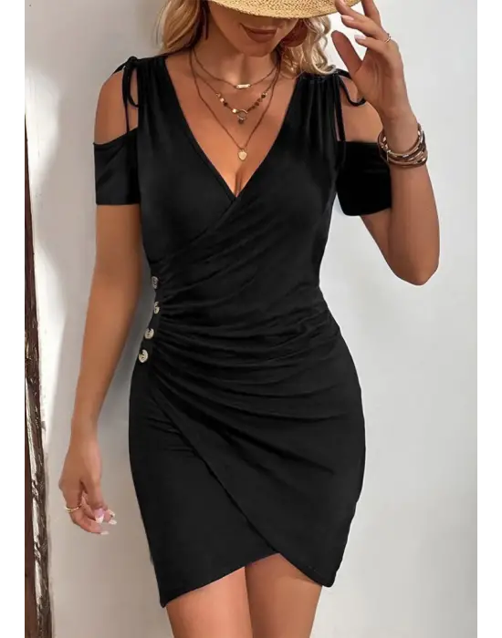 Omarı Modern Janjan Krep Elbise