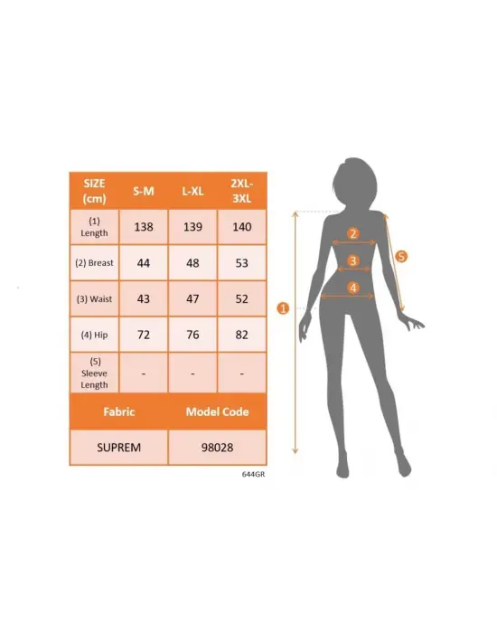 Omarı Sıfır Koklu Kadın Desenli Elbise