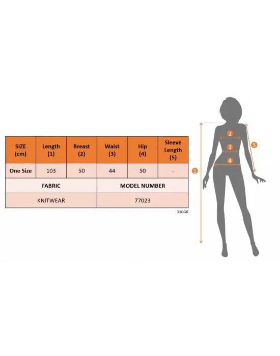 Omarı V Yaka Derin Yırtmaçlı Midi Boy Triko Elbise