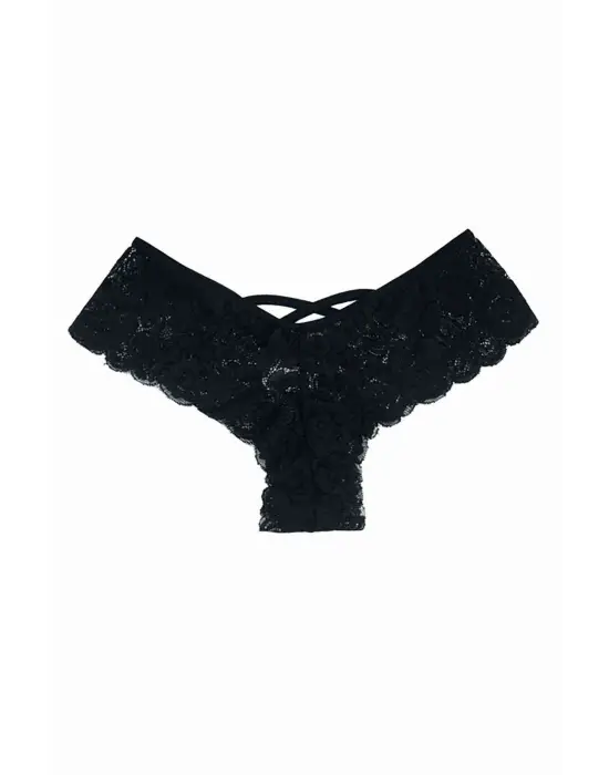 Omarı Siyah Dantelli Seksi Külot Modelleri Görülmeye Değer