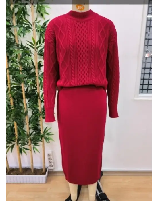 Omarı Şık Kadın Triko Takımı