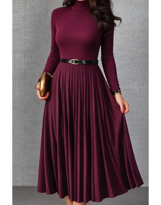 Göz Alıcı Balıkçı Yaka Sandy Elbise