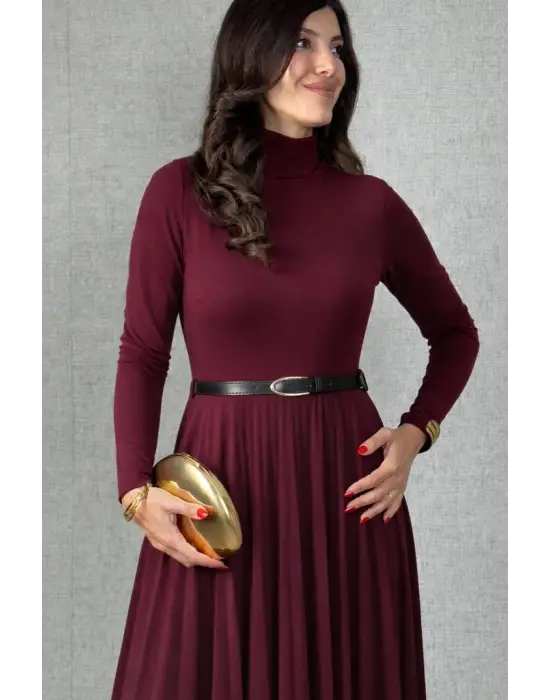 Göz Alıcı Balıkçı Yaka Sandy Elbise