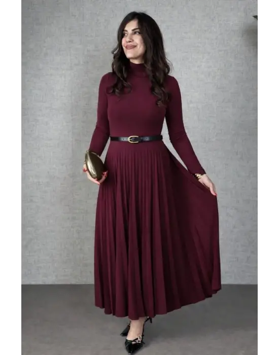 Göz Alıcı Balıkçı Yaka Sandy Elbise