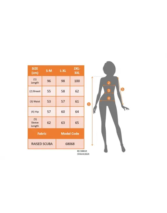 Kadın Uzun Kollu Balıkçı Yaka Kısa şardonlu Dalgıç Elbise