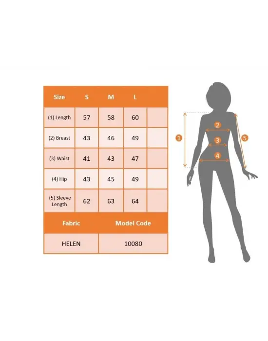 Kadın Uzun Kollu Baskılı Hakim Yaka Helen Kumaş Bluz