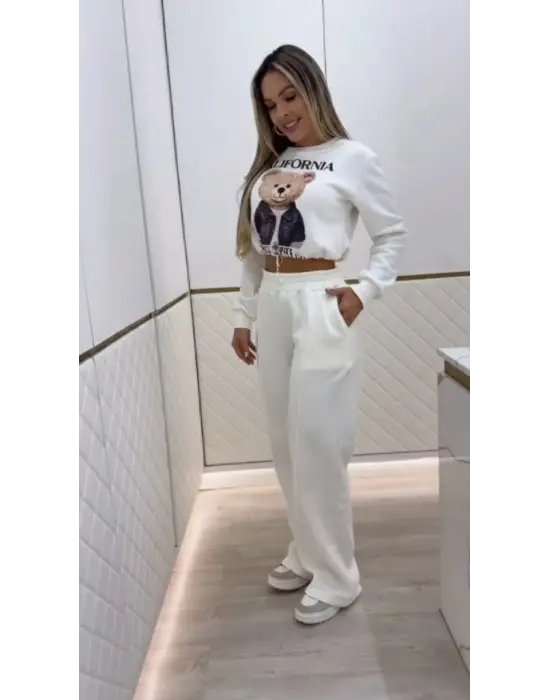 Etnik Desenli İki İplik Takım Elbise