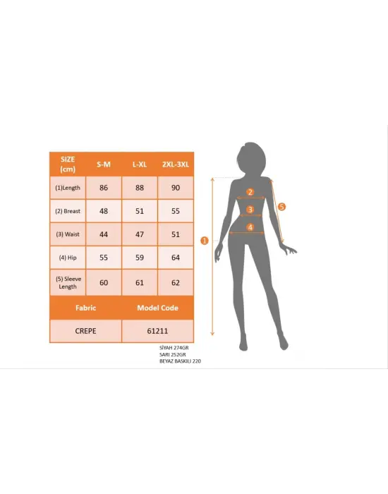 Kadın Uzun Kollu Bisiklet Yaka Desenli Kısa Krep Elbise