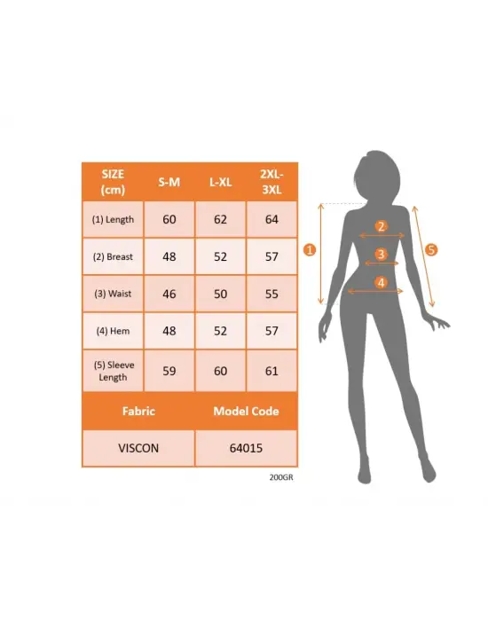Kadın Uzun Kollu Bisiklet Yaka Desenli Viskon Bluz