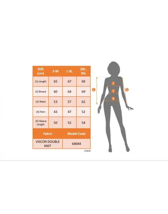 Kadın Uzun Kollu Bisiklet Yaka Desenli Viskon Iki Iplik Bluz