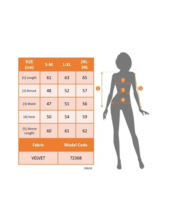 Kadın Uzun Kollu Bisiklet Yaka Kollar Pulpayet Kadife Bluz