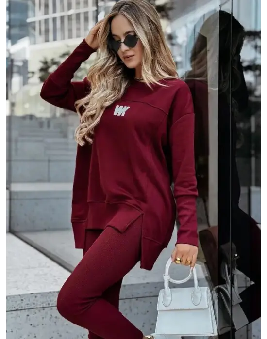 Modern Bisiklet Yaka İkili Takım