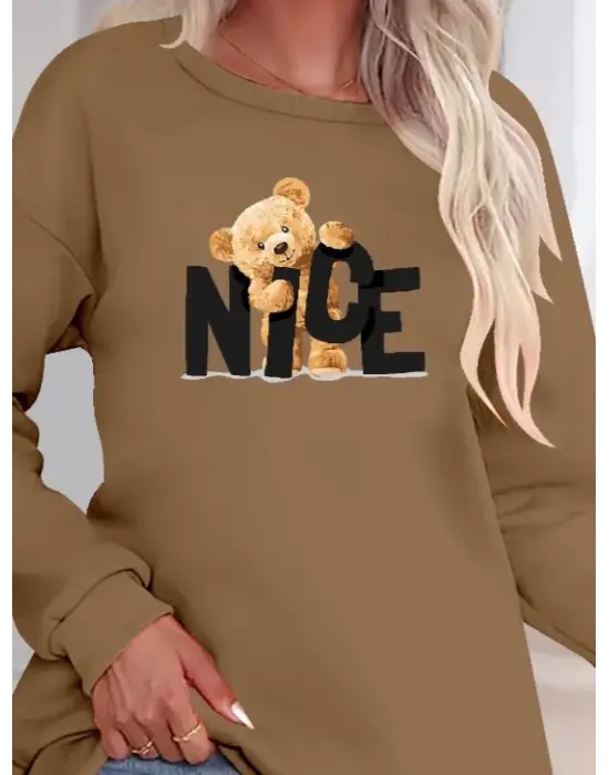 Omarı Elegan Viskon Uzun Kollu Kadın Bluzu