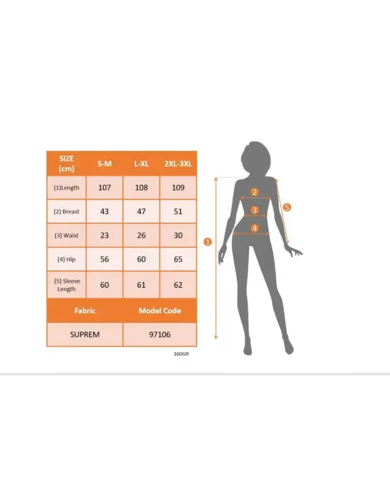 Kadın Uzun Kollu Bot Yaka Beli Lastikli Midi Süprem Elbise