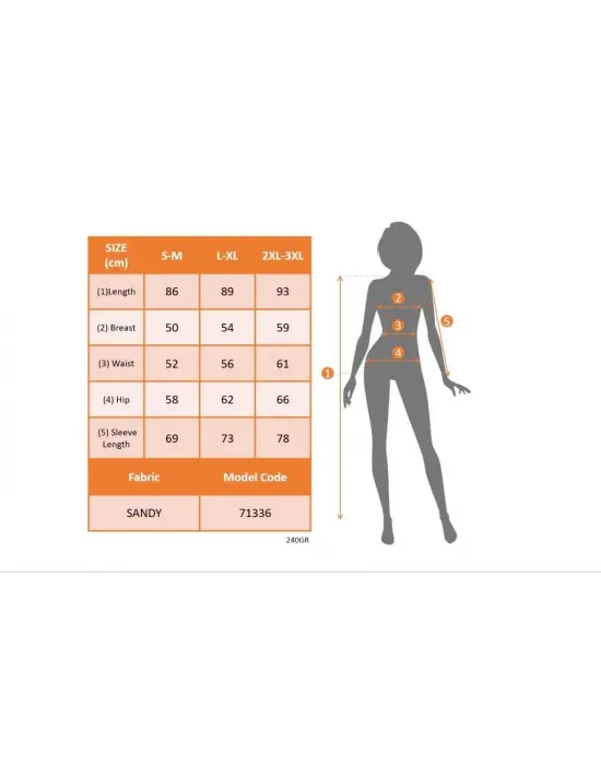 Kadın Uzun Kollu Damla Detaylı Sandy Mini Elbise