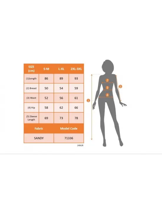 Kadın Uzun Kollu Damla Detaylı Sandy Mini Elbise