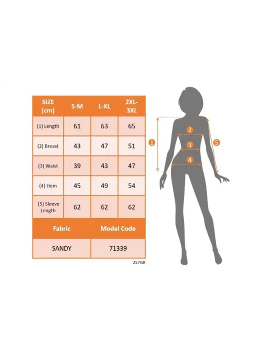 Kadın Uzun Kollu Derin Degaje Yakalı Taşlı Sandy Bluz