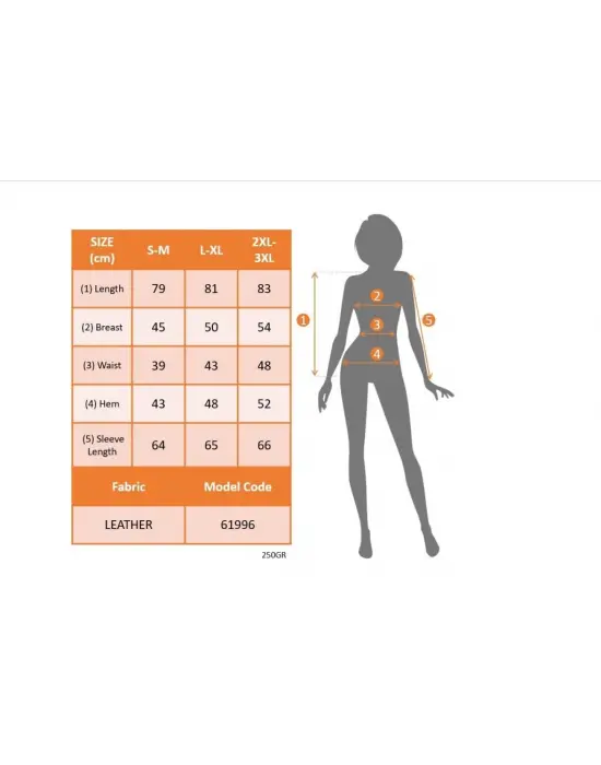 Kadın Uzun Kollu Derin V Yakalı Deri Zıbın