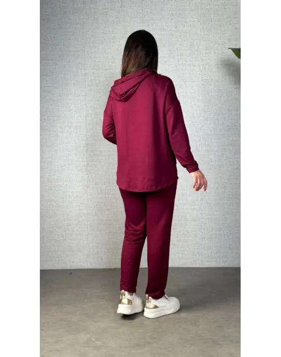 Trend İki İplik Bluz Ve Pantolon İkili Takım