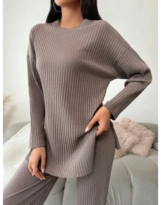 Kadın Uzun Kollu Kaşkorseikili Takım