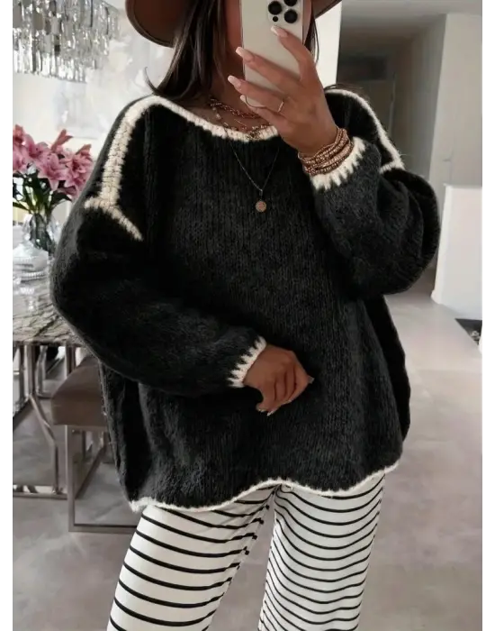 Modern Kadın Triko Bluz