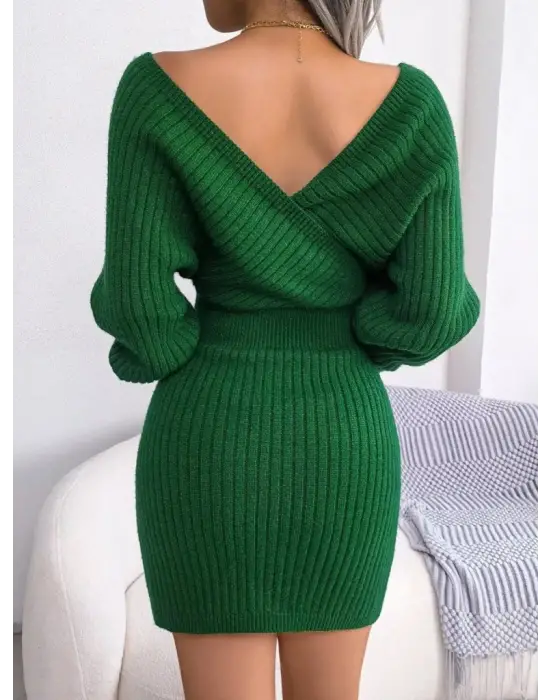 Modern Mini Triko Elbise