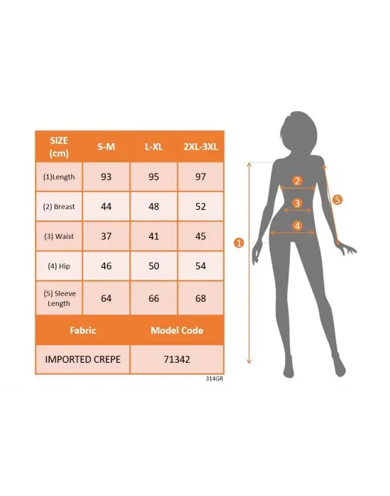 Kadın Uzun Kollu Kruvaze Yaka Beli Düğme Detay Krep Elbise